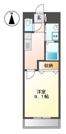 寝屋川市駅 徒歩18分 2階の物件間取画像